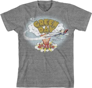 Green Day T-Shirt Dookie Male Grey M