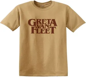 Greta Van Fleet T-Shirt Logo Old Gold XL