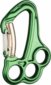 Grivel Vlad Wire Straight-Solid Bent-Twin Gate Green Climbing Carabiner