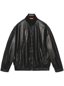 GUCCI - Leather Bomber Jacket #1564697