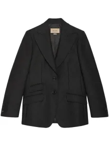 GUCCI - Wool Single-breasted Blazer Jacket #1767793