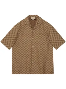 GUCCI - Gg Linen Blend Shirt