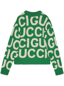 GUCCI - Logo Wool Crewneck Sweater #1767467
