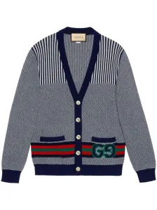 GUCCI - Wool Cardigan With Gg #1562268