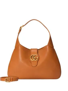 GUCCI - Aphrodite Leather Shoulder Bag