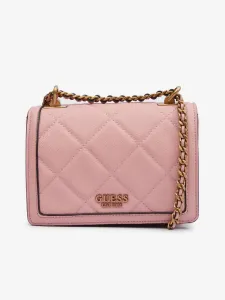 Guess Abey Convertible Xbody Flap Handbag Pink