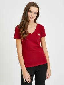 Guess Mini Triangle T-shirt Red #107315