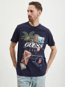Guess Nautica Collage T-shirt Blue
