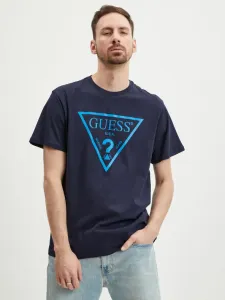 Guess Reflective T-shirt Blue