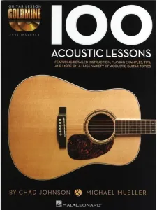 Hal Leonard Chad Johnson/Michael Mueller: 100 Acoustic Lessons Music Book #1159835