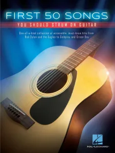 Hal Leonard First 50 Songs You Should Strum On Guitar Music Book