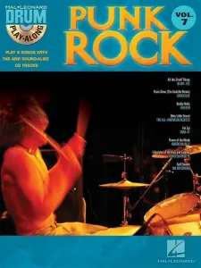 Hal Leonard Punk Rock Drums Music Book