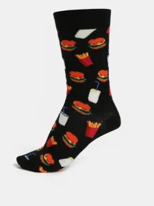 Happy Socks Hamburger Socks Black