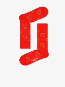 Happy Socks Pizza Slice Socks Red