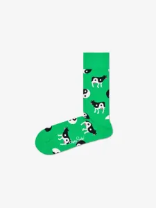 Happy Socks Ying Yang Cow Socks Green