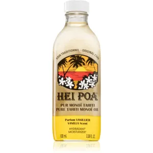 Hei Poa Pure Tahiti Monoï Oil Vanilla multi-purpose oil for body and hair 100 ml