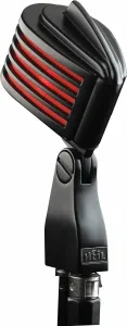 Heil Sound The Fin Black Body Red LED Retro Microphone #82108