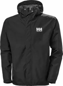 Helly Hansen Men's Seven J Rain Jacket Black L Outdoor Jacket