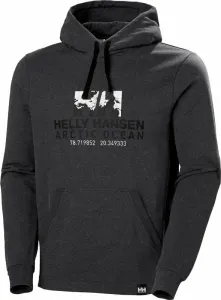 Helly Hansen Men's Arctic Ocean Organic Cotton Hoodie Ebony Melange 2XL