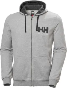 Helly Hansen Men's HH Logo Full Zip Hoodie Grey Melange L