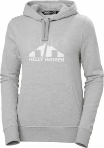 Helly Hansen Women's Nord Graphic Pullover Hoodie Grey Melange M Outdoor Hoodie