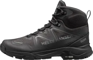 Helly Hansen Men's Cascade Mid-Height Hiking Shoes Black/New Light Grey 44 Mens Outdoor Shoes