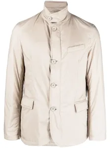 HERNO - Nylon Single-breasted Jacket #1633135