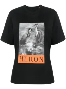 HERON PRESTON - Logo Cotton T-shirt #1649929