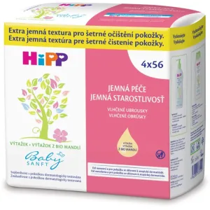 Hipp Babysanft wet cleansing wipes for children from birth 4x56 pc