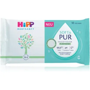 Hipp Soft & Pur wet cleansing wipes for children from birth 10 pc