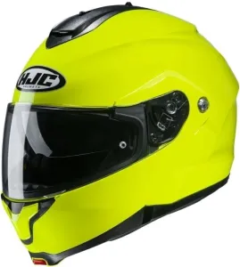 HJC C91 Solid Fluorescent Green L Helmet