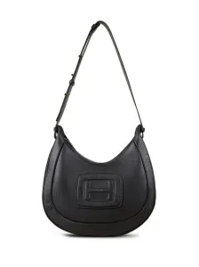 HOGAN - H-bag Leather Mini Hobo Bag #1648497