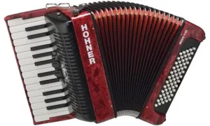 Hohner Bravo II 60 Red Piano accordion