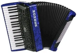 Hohner Bravo III 96 Dark Blue Piano accordion #1176831