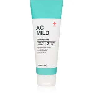 Holika Holika AC Mild Cleansing Foam foam cleanser balancing sebum production for acne-prone skin 150 ml