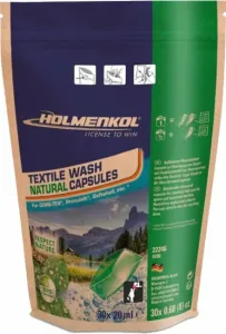 Holmenkol Textile Wash Natural Capsules 30pcs 30 x 20 ml 674 g Laundry Detergent