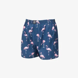 Horsefeathers Manny Boxer Shorts Blue/ Flamingos Print #1711278