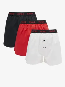 HUGO Boxer shorts 3 pcs Black