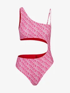HUGO Bonnie One-piece Swimsuit Pink