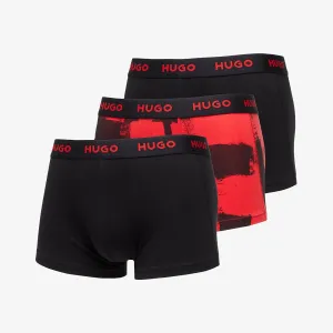 Hugo Boss Logo-Waistband Stretch Trunks 3-Pack Multi #1706179