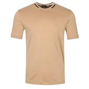 Hugo Boss Mens Classic Plain T Shirt Beige L