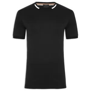 Hugo Boss Mens Plain T Shirt Black XXL