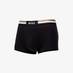 Hugo Boss Cotton-Blend Trunks With Signature-Stripe Waistband Black #737371