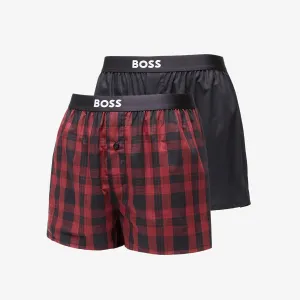 Hugo Boss Woven Boxer Shorts 2-Pack Black #1627759