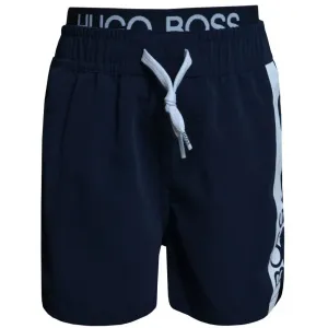 Hugo Boss Boys Waist Logo Swimshorts Blue 10Y #1577429