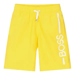 Hugo Boss Boys Swim Shorts Yellow 12Y