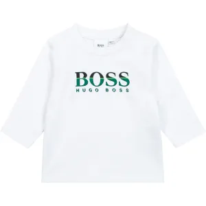 Hugo Boss Baby Boys White Logo Top, 3M / WHITE