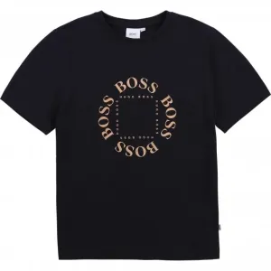 Hugo Boss Boys Logo T-shirt Navy 8Y #670132