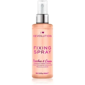 I Heart Revolution Fixing Spray makeup setting spray with aroma Peaches & Cream 100 ml