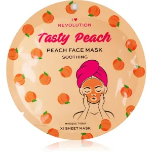 I Heart Revolution Tasty Peach soothing sheet mask for sensitive skin 1 pc